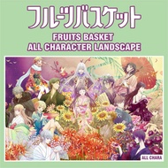 ANIME FRUITS BASKETBALL POSTER ALL CHARACTER LANDSCAPE