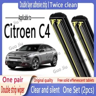 Suitable for Citroen C4 Double-Layer Rubber Strip Wiper Citroen C4 Car Double Rubber Strip Wiper Fro