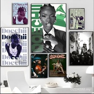 D-D-D-Doechii-i Painting Calligraphy HD Waterproof Canvas Poster Art: Aesthetic Wall Decor Home,Bar 