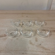 Mini Glass Tea Cup Retro Kung Fu Old-Fashioned Nostalgic Household High Temperature Set Labor-Saving