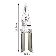 XO 9-in-1 multi-function wire stripper, HSS high-speed steel multi-function electrical pliers, 4mm w