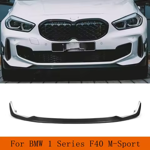 F40 Spoiler Car Auto Front Lip Bumper Diffuser for BMW 1 Series F40 M-Sport Hatchback 2020 2021 2022