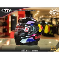 KYT HELMET TT-REVO FULL FACE REDBULL MALAYSIA  / KYT TT REVO/KYT FULL FACE HELMET