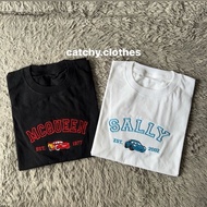 McQueen and Sally Couple T-shirts Premium T-shirts ~ Free sticker