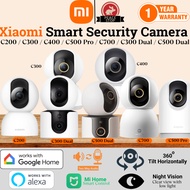 [1 Year Warranty] Xiaomi MI Mijia C200/C300/C400/C500Pro/C700/C300Dual 2K Pro 1080P/1296P IP Surveil