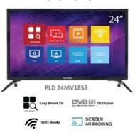(bestseller) tv led 24 inch digital easy smart tv polytron pld