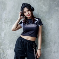Crop Top Y2K CML BLACK | 777 Studio Crop Top - Crop Tee