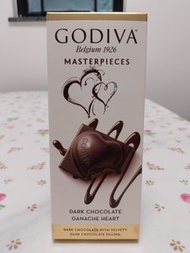 Godiva Masterpieces 心形 黑朱古力 片裝 86g