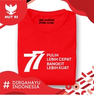 Kaos Pria Distro Katun Halus Kaos Hut 77 Indonesia Merdeka Merah Putih 17 Agustus Kaos 17 Agustus Succi Collection