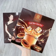 Cà Phê Nấm Linh Chi Laura Coffee (Hộp 10 gói x 18g) - Laura Sunshine Nhật Kim Anh Chính Hãng