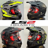 LS2 MX702 Pioneer II Adventure Helmet (Double Visor)