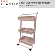 3 Tier Multi-Purpose Rack trolley kitchen bathroom organizer shelf rack | rak beroda simpan barang d