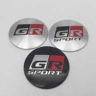 웃4pcs 56mm 60mm 65mm GR Sport logo Car Wheel Center Cover Hub Cap Resin Badge Emblem sticker Dec q┱
