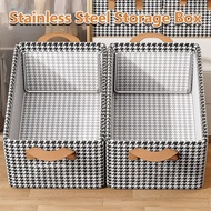 28L Steel Frame Storage Box Clothes Organizer Wardrobe Clothes Storage Kotak Simpan Baju 衣服收納盒