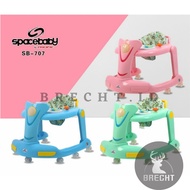 Alat Belajar Jalan Baby Walker Multifunction Spacebaby SB 707