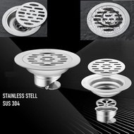 BATHROOM FITTINGS STAINLESS STEEL SUS 304 TILES PERANGKAP LANTAI INSERT FLOOR DRAIN FLOOR TRAP GRATI