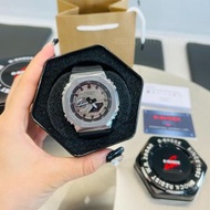 CASIO G-SHOCK GA2100改裝GM2100農家橡樹風格金屬殼八角手錶