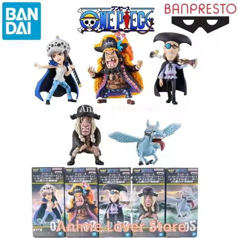 Bandai Original One Piece WCF Blackbeard Pirates Marshall·D·Teach Law Van Auger Doc Q Strong Anime F