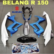 BELANG R 150 BODY COVER SET BLUE WHITE 100% ORIGINAL SUZUKI
