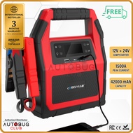 [NEW] CARKU 99C 42000mAh (1500A Peak) (12V & 24V) Car Lorry Truck Jumpstarter Power Bank Jump/Jumper