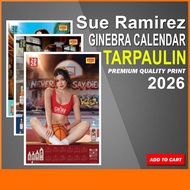 Sue Ramirez Ginebra 2026 Calendar Girl Tarpaulin Print