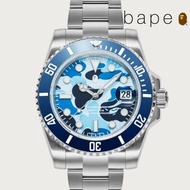 🇯🇵日本代購 A BATHING APE TYPE 1 BAPEX BLUE 猿人手錶 Bape手錶 Bapex watch