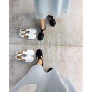BlaueBlume : Dalla Tabi Flats - Korean vibe minimalist comfortable women's flat shoes