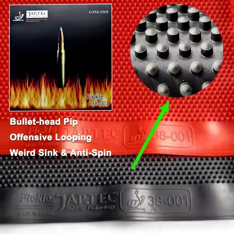 FICKLE Bullet-head Pip OX Long Table Tennis Rubber Height 1.8mm Diameter 1.7mm Ping Pong Rubber Unbe