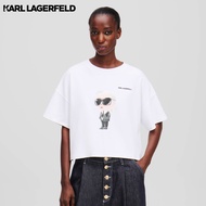 KARL LAGERFELD - IKON AQUARELLE K BOXY TSHIRT