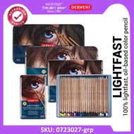[Weststar TAS] Derwent Lightfast Color Pencil (Oil-Based Colour Pencil) | Tin of 12, 24, 36, 72 Colo