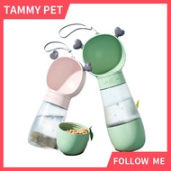 2 In 1 Pet Water Feeder Outdoor Portable Water Bottle Cat Dog Food Bowl Dog Cat Feeder Food Containe