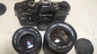 Canon FTb Camera with Lenses  canon fd 50mm f1.4 ssc 135mm f3.5 sc 菲林相機 菲林