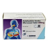 Sandoz Acetylcysteine Effervescent Tablets 600mg 20s