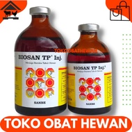BIOSAN TP INJ 100ml BIOSAN TP INJ 50ml - Meningkatkan Stamina Daya Tahan Tubuh Hewan - Like Biopros 