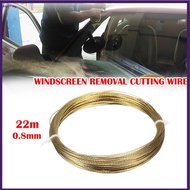 【BET】22m 0.8mm Car Windscreen Glass Cutting Cut Out  for Braided Removal Wire Gold Roll[my]