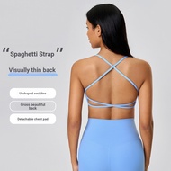Europe America With Chest Pad Gathering Shockproof Sports Underwear Cross Beautiful Back Running Fit