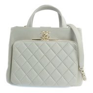 CHANEL 牛皮皮革Business Affinity金扣手挽肩背兩用袋