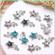 eetmo 5PCS 3D  Alloy Meteor Star Nail Art Ch Jewelry Parts Accessories Glitter Nails Decoration Design Supplies Materials sg