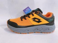 金英鞋坊 LOTTO樂得-義大利第一品牌 男鞋 AERO TRAIL 透氣越野跑鞋 6632-橘 超低直購價790元