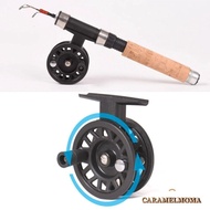 CARAMELOMA Ice Fishing Reel, Light Plastic Body Right/Left Hand Fly Ice Sea Wheel, 50/60/70mm Tackle