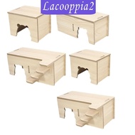 [Lacooppia2] Hamster House with Window Pet Hideout for Mice Gerbils Hamster