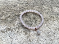 6mm天然和田玉 /和闐玉 原礦煙紫玉 和田玉蓮篷設計單圈手