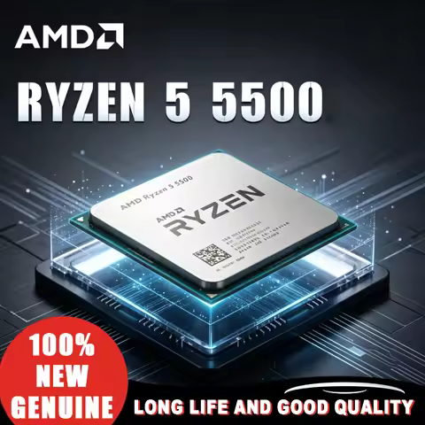 AMD Ryzen 5 5500 Socket AM4 L3=16M 65W TDP 4.2 GHz 6-Core 12-Thread CPU Processor AMD R5 5500 but wi