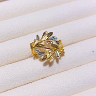 New Olive Leaf Ring 3 Kings