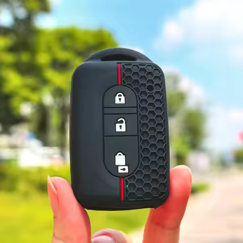 Key Case Cover for Nissan Qashqai J10 Tiida Micra X-Trail NV200 Navara Pathfinder Juke Keychain Fob 