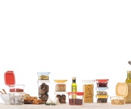 日本 LIBERALISTA 廚房儲物收納罐 (高) 四色可選