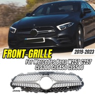 For Mercedes Benz W257 C257 CLS300 CLS450 CLS500 2019-2023 GT Style Front Replacement Hood Grille, C
