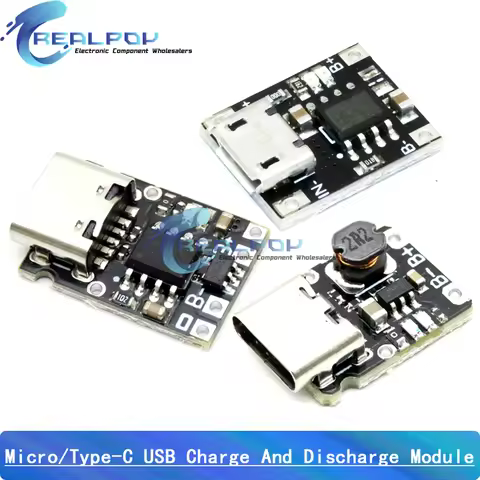 Type-C USB TP4057 1A Lithium Battery Charging Protection Board Module Polymer Battery Over TP4056 Wi
