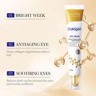 Collagen Eye Cream 20g Roller Ball Massage Dark Circles Puffiness 1/2/hydrating Gentle P9d5