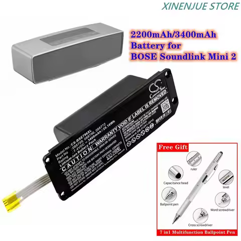 Cameron Sino Speaker Battery 2200mAh/3400mAh 088772,088789,088796 for BOSE Soundlink Mini 2 II